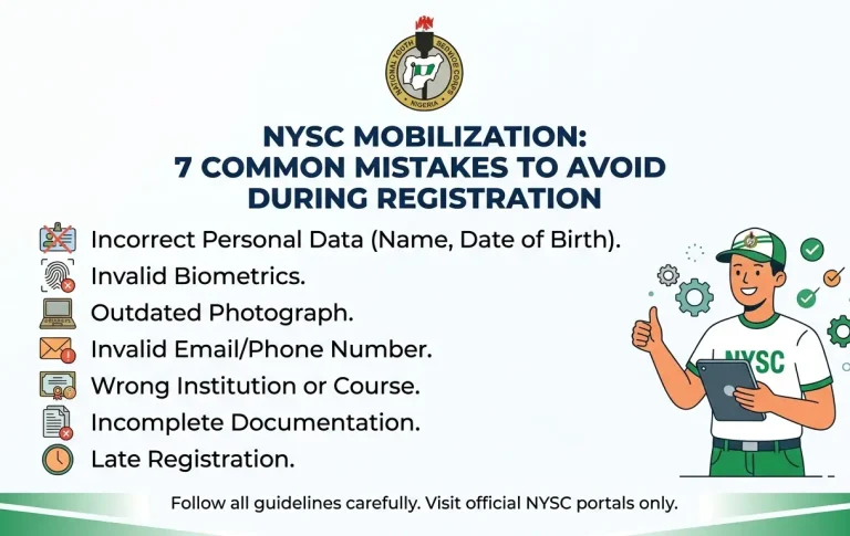 7 Common NYSC Mobilization Mistakes to Avoid During Registration